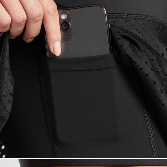 NEW ATHLETA A-GAME 14" SKIRT BLACK TENNIS SKIRT SZ XL SPORTS ATHLETIC CUTE - Picture 8 of 17